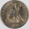 1865-S SEATED HALF DOLLAR