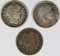 LOT OF 3 BARBER QUARTERS