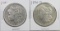 1896-O AND 1901 MORGAN SILVER DOLLARS