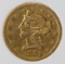 1854-0 - $5 GOLD