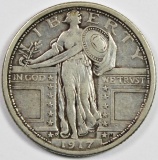 1917-D TYPE 1 STANDING LIBERTY QUARTER