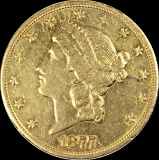 1877-CC $20 GOLD