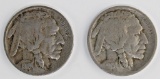 1918-D AND 1915-D BUFFALO NICKELS