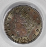 1894 LIBERTY NICKEL PCGS AU 58.