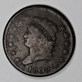 1809 LARGE CENT FINE