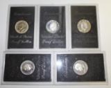 LOT OF PROOF SILVER IKE DOLLARS: