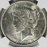 1925-S PEACE SILVER DOLLAR