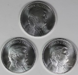 3-1 OZ. SILVER DONALD TRUMP ROUNDS