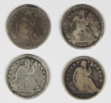 SEATED DIME LOT - CIRCULATED