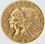1912 $2.50 GOLD