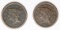 1844 CENT AND 1845 CENT