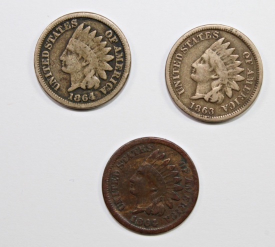 3- INDIAN CENTS
