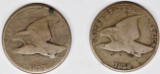 1857 AND 1858 FLYING EAGLE CENT
