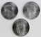 3 PCS DONALD TRUMP SILVER ROUNDS