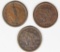 SET OF (3) 1846 CENTS: