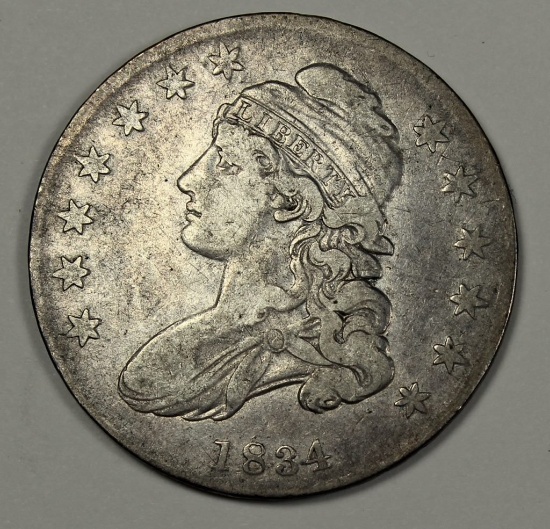 1834 BUST HALF DOLLAR