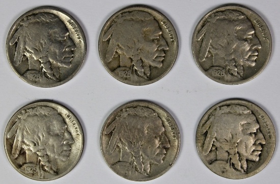 BUFFALO NICKEL LOT: