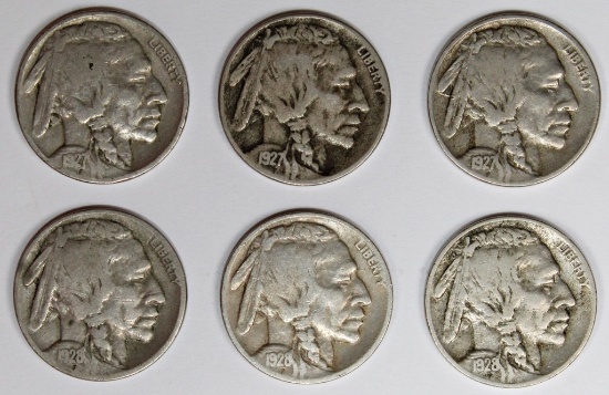 BUFFALO NICKEL LOT: