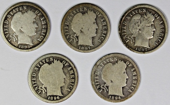 BARBER DIME LOT: