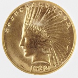 1932 $10 INDIAN GOLD