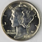 1938-D MERCURY DIME