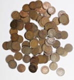 100 MIXED INDIAN HEAD CENTS