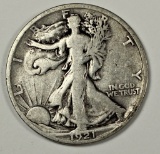 1921-S WALKING LIBERTY HALF DOLLAR