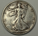 1927-S WALKING LIBERTY HALF DOLLAR
