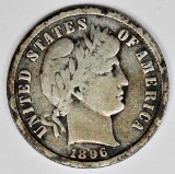 1896-S BARBER DIME