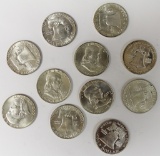 FRANKLIN HALF DOLLAR LOT: