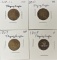 FLYING EAGLE CENT LOT: 4 COINS TOTAL