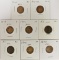INDIAN CENT LOT: 8 COINS TOTAL