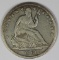 1861-S SEATED HALF DOLLAR