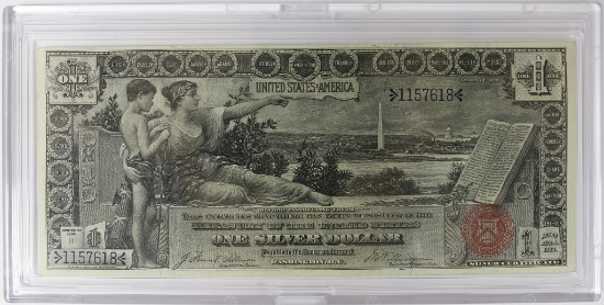 1896 $1.00 SILVER CERT "EDUCATIONAL" NOTE