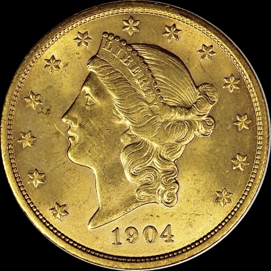 1904 $20.00 LIBERTY GOLD