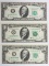 (3) PIECE FEDERAL RESERVE $10 NOTES