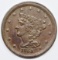 1855 HALF CENT