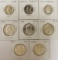 3 WASHINGTON QUARTERS AND 5 FRANKLIN HALVES