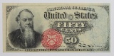 FIFTY CENT 1863 STANTON FRACTIONAL CURRENCY