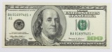 1999 $100.00 FEDERAL RESERVE STAR NOTE