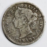 1875-H CANADA DIME