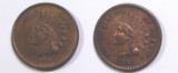 1880 AND 1895 INDIAN CENTS