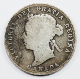 1887 CANADA QUARTER