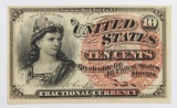 1863 TEN CENT FRACTIONAL CURRENCY