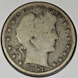 1897-O BARBER HALF DOLLAR