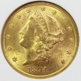 1894 $20 GOLD LIBERTY