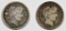 1896 AND 1895-S BARBER DIMES