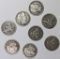 BARBER HALF DOLLAR LOT: