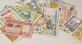 100 DIFFERENT PIECES FOREIGN CURRENCY