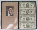 FOUR 1995 $5.00 FEDERAL RESERVE NOTES